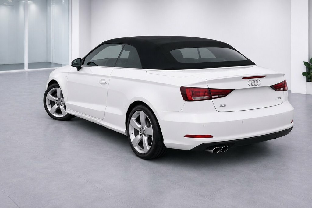 Audi A3 Cabriolet 2L Sport White #4