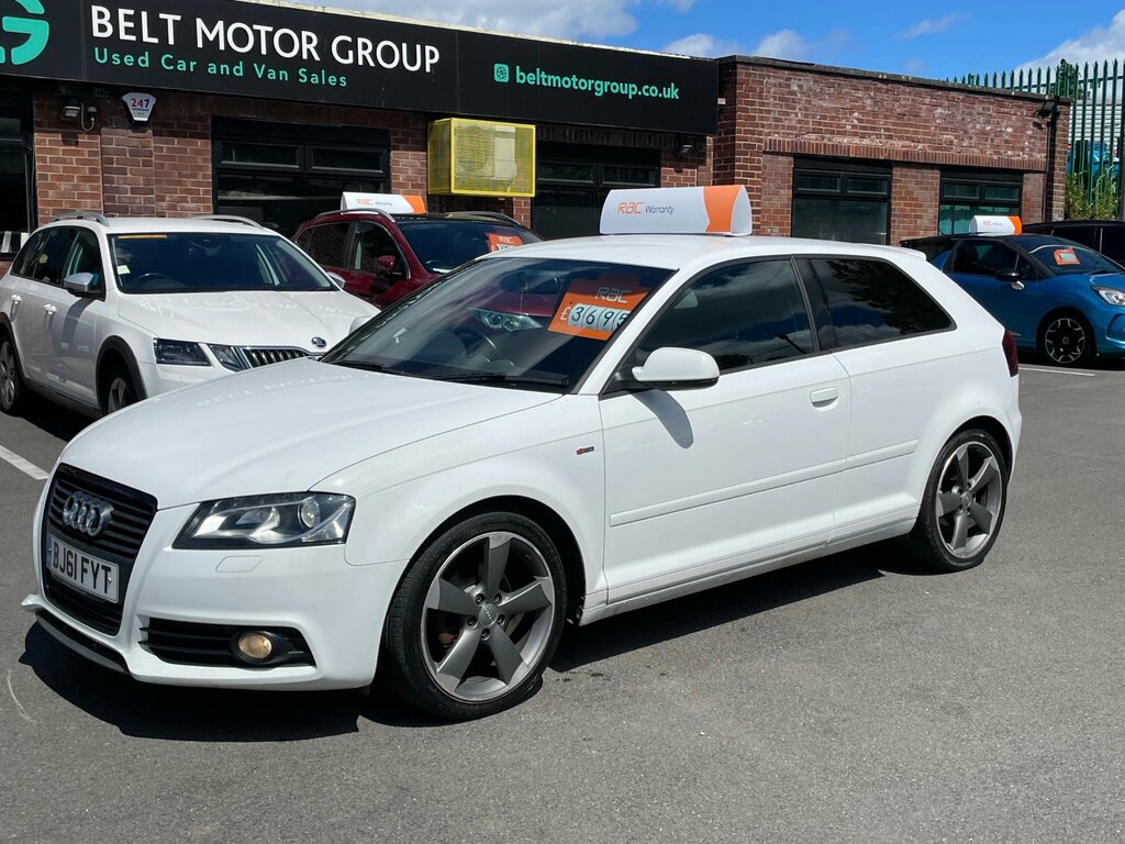 Audi A3 2.0 Tdi Black Edition Hatchback White