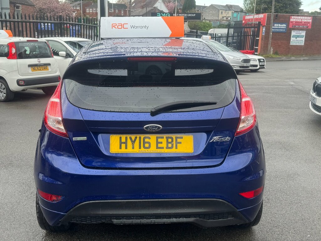 Ford Fiesta 1.0T Ecoboost Zetec S Hatchback HY16EBF Blue #3