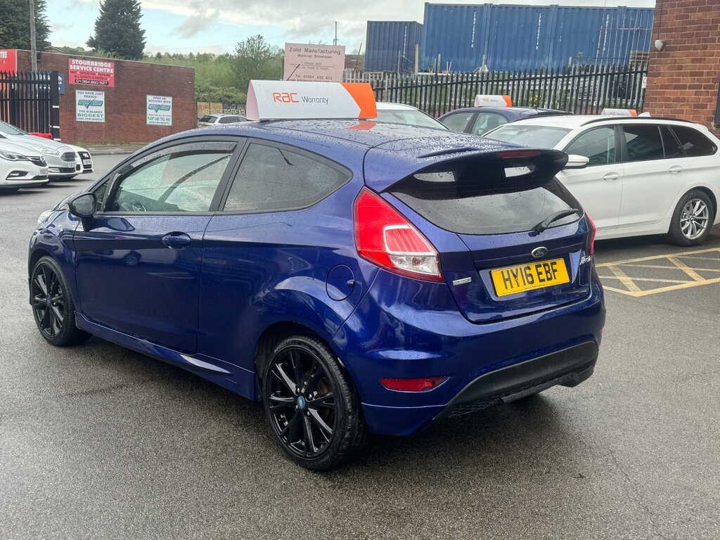 Ford Fiesta 1.0T Ecoboost Zetec S Hatchback HY16EBF Blue #5
