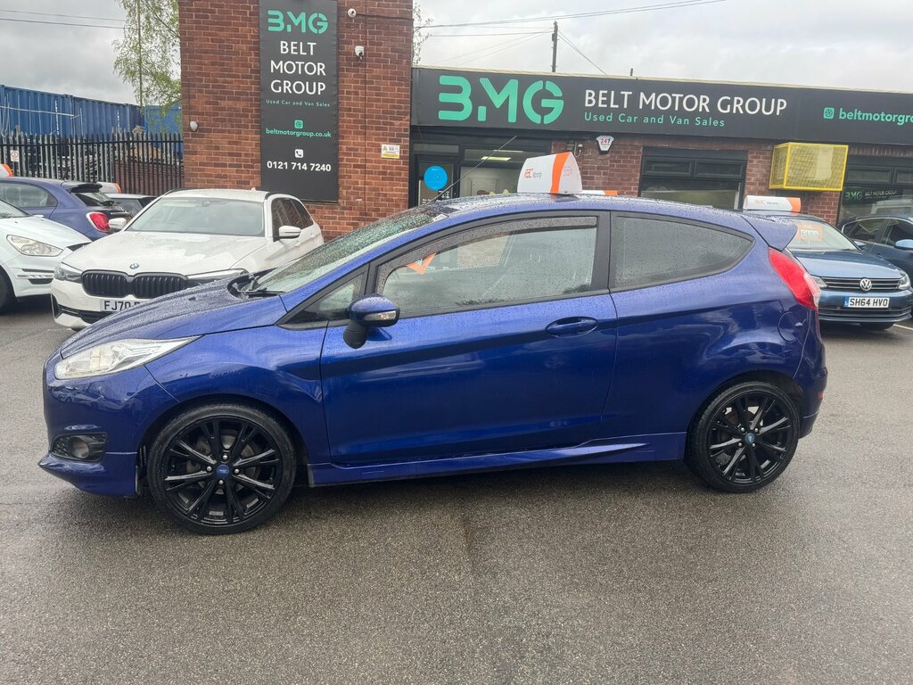 Ford Fiesta 1.0T Ecoboost Zetec S Hatchback HY16EBF Blue #4