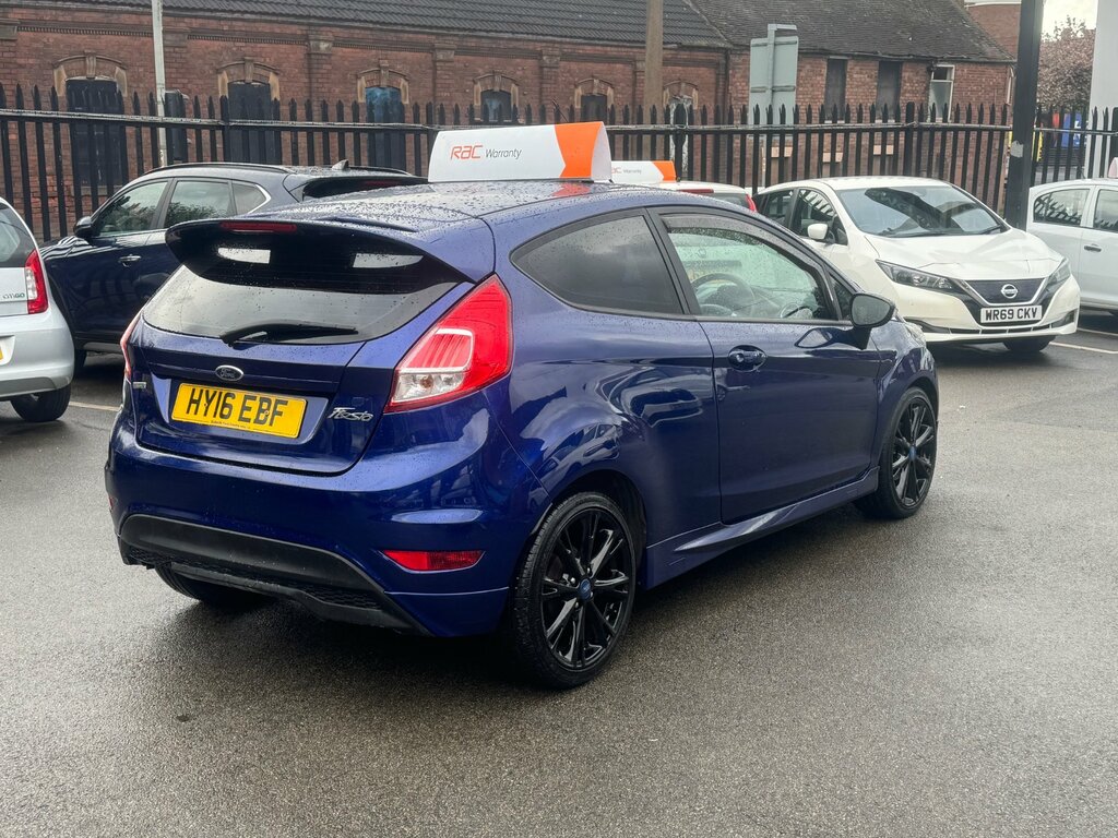 Ford Fiesta 1.0T Ecoboost Zetec S Hatchback HY16EBF Blue #6