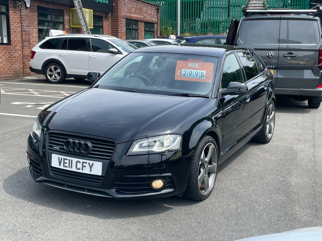 Audi A3 2.0 Tdi Black Edition Sportback White #3