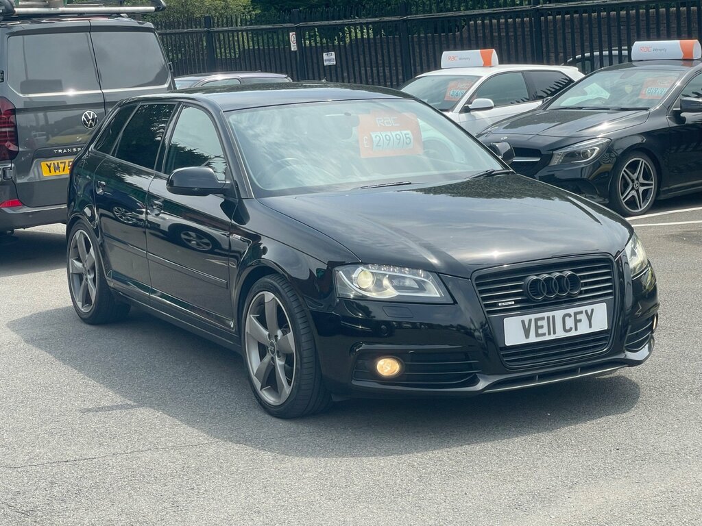 Audi A3 2.0 Tdi Black Edition Sportback White #5