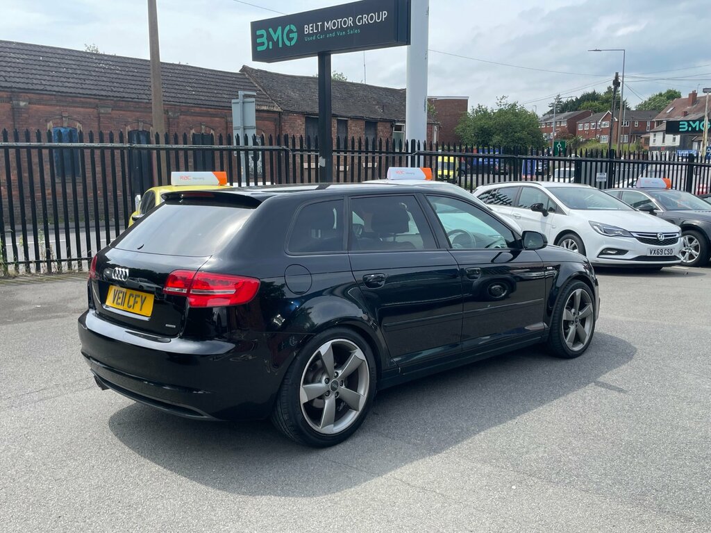 Audi A3 2.0 Tdi Black Edition Sportback White #9