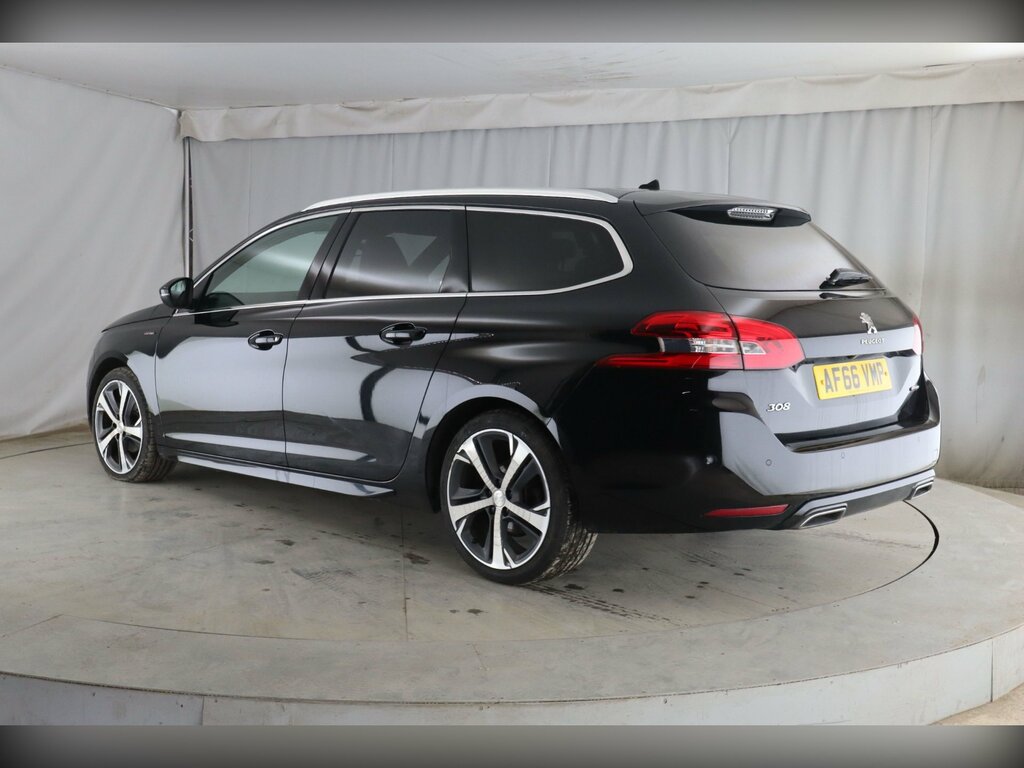 Peugeot 308 SW 1.2 Puretech Gt Line Estate Euro Black #6