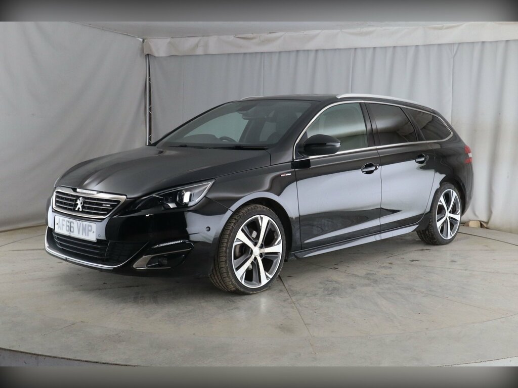 Peugeot 308 SW 1.2 Puretech Gt Line Estate Euro Black #4