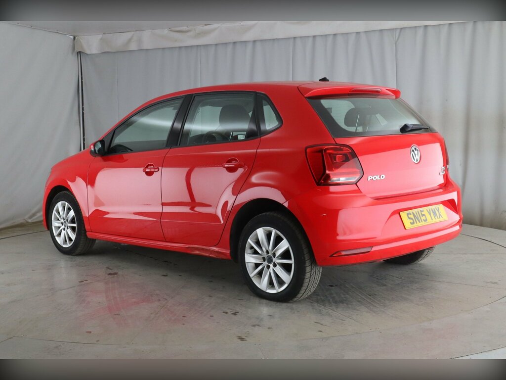 Volkswagen Polo 1.4 Tdi Bluemotion Tech Se Hatchback Ma Red #5
