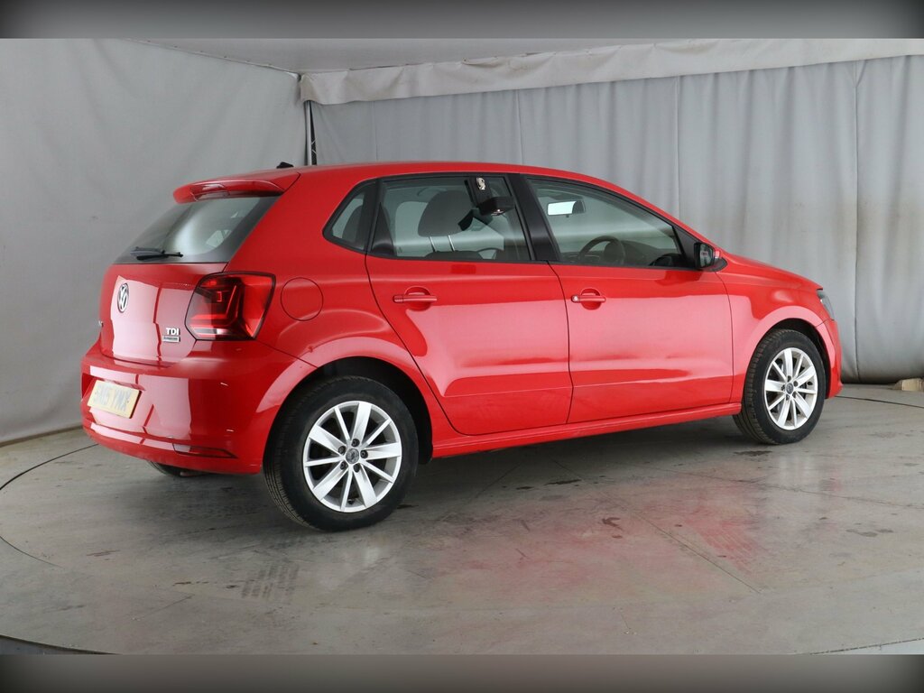 Volkswagen Polo 1.4 Tdi Bluemotion Tech Se Hatchback Ma Red #4