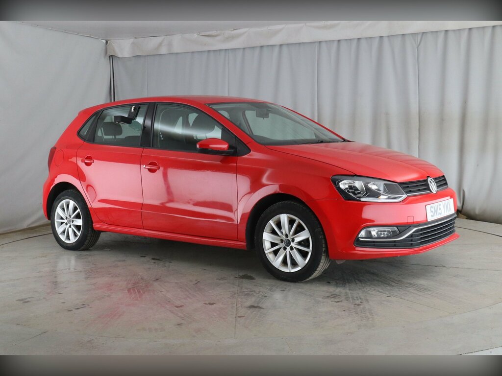 Volkswagen Polo 1.4 Tdi Bluemotion Tech Se Hatchback Ma Red #2