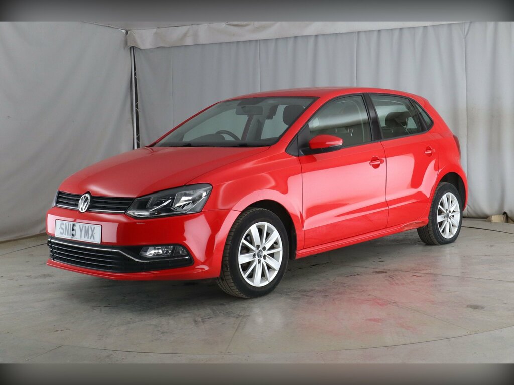 Volkswagen Polo 1.4 Tdi Bluemotion Tech Se Hatchback Ma Red #3