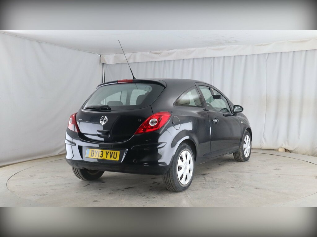 Vauxhall Corsa 1.2 16V Exclusiv Hatchback Euro DY13YVU Black #6