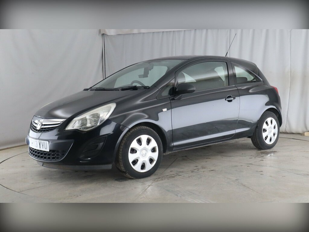 Vauxhall Corsa 1.2 16V Exclusiv Hatchback Euro DY13YVU Black #3