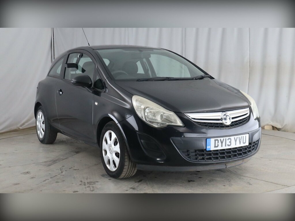 Vauxhall Corsa 1.2 16V Exclusiv Hatchback Euro DY13YVU Black #2