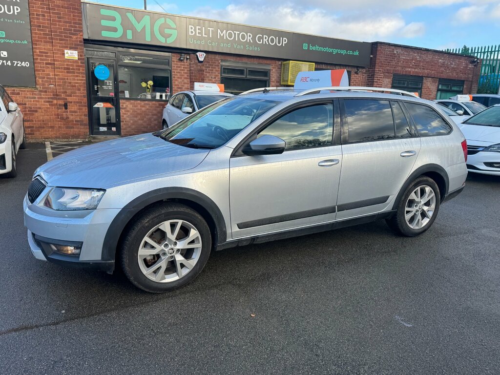 Skoda Octavia 2.0 Tdi Scout Estate Dsg 4Wd Euro 6 S Silver #5