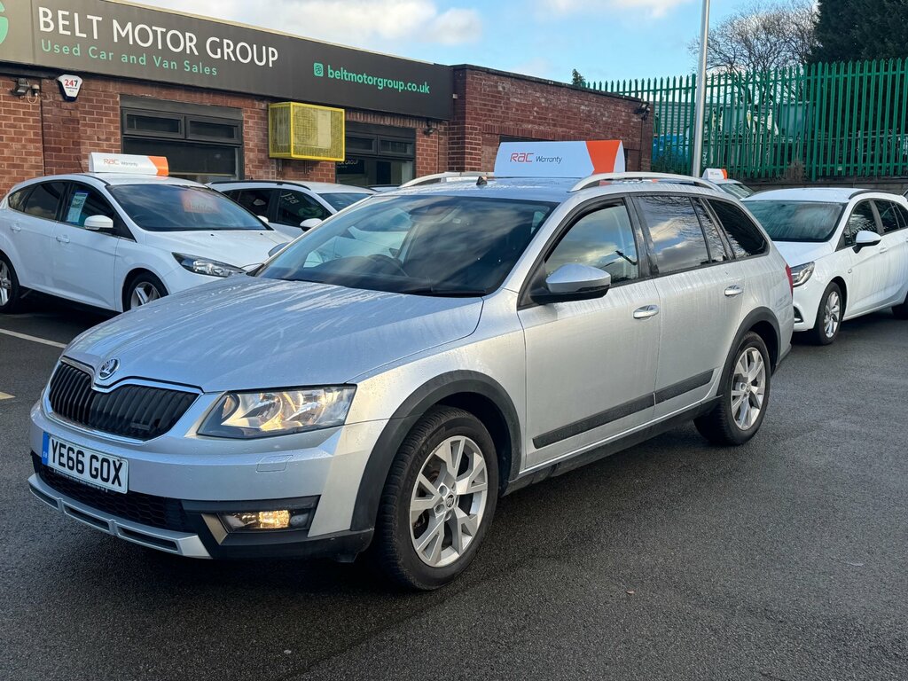 Skoda Octavia 2.0 Tdi Scout Estate Dsg 4Wd Euro 6 S Silver