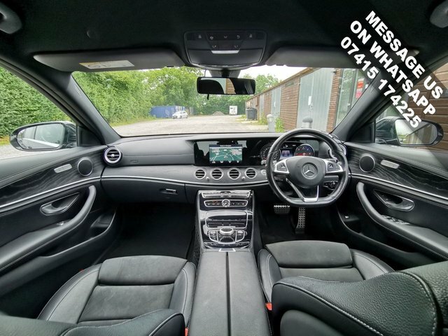Mercedes-Benz E Class E220d Amg Line Saloon LS66XDK Black #2