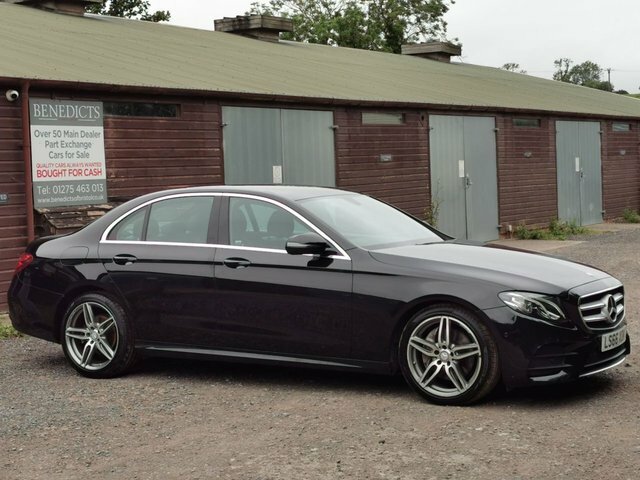 Mercedes-Benz E Class E220d Amg Line Saloon LS66XDK Black #3