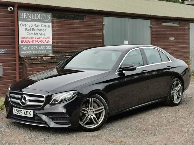 Mercedes-Benz E Class E220d Amg Line Saloon Black