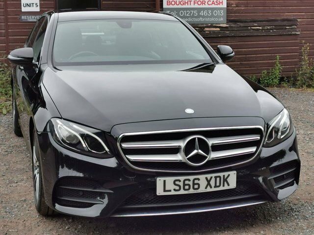 Mercedes-Benz E Class E220d Amg Line Saloon LS66XDK Black #5