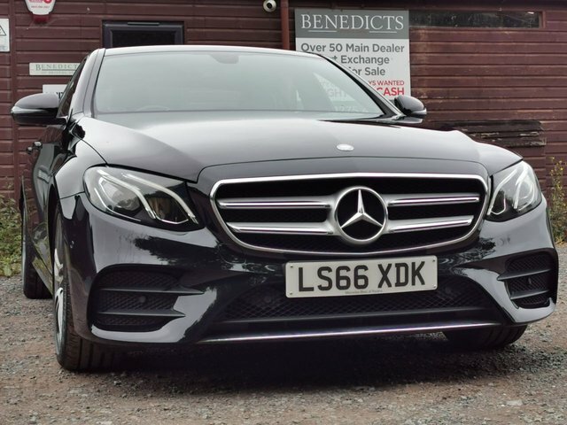 Mercedes-Benz E Class E220d Amg Line Saloon LS66XDK Black #6