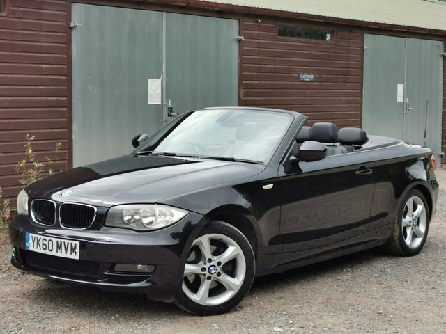 BMW 1 Series 120D Se Convertible Black