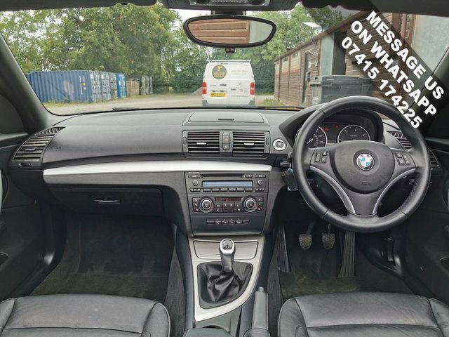 BMW 1 Series 120D Se Convertible Black #2