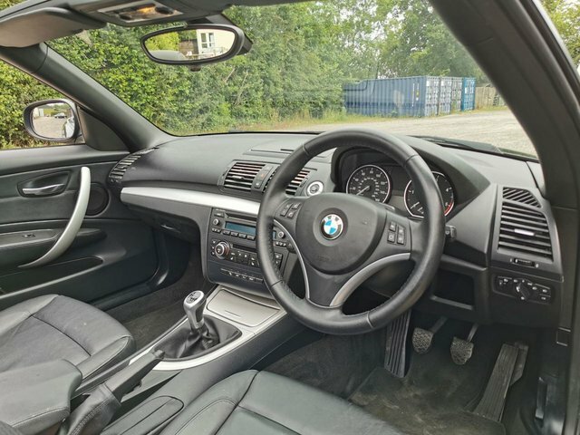 BMW 1 Series 120D Se Convertible Black #5