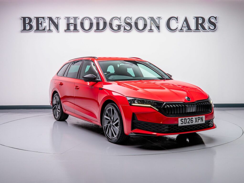 Skoda Octavia 2.0 Tdi Sportline Estate P444SEN Red #2