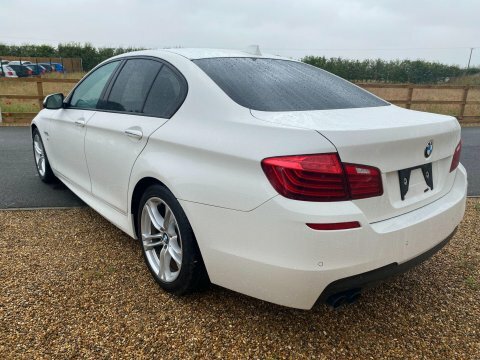 BMW 5 Series 2.0 520D M White #5