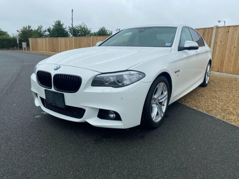 BMW 5 Series 2.0 520D M White #2