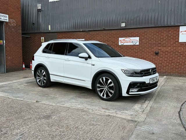 Volkswagen Tiguan 2.0 Tdi Bluemotion Tech R-line Suv Manu White #2