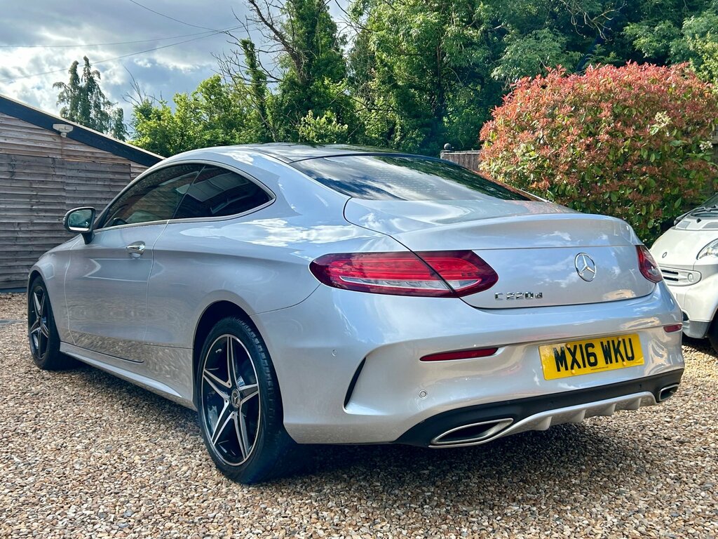 Mercedes-Benz C Class 2.1 C220d Amg Line Premium Coupe G-tr Silver #3