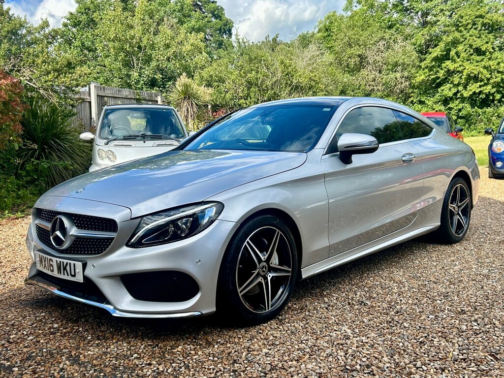 Mercedes-Benz C Class 2.1 C220d Amg Line Premium Coupe G-tr Silver #4