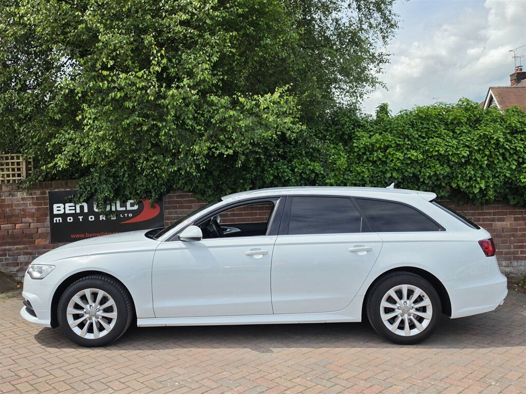 Audi A6 Avant Estate White #4