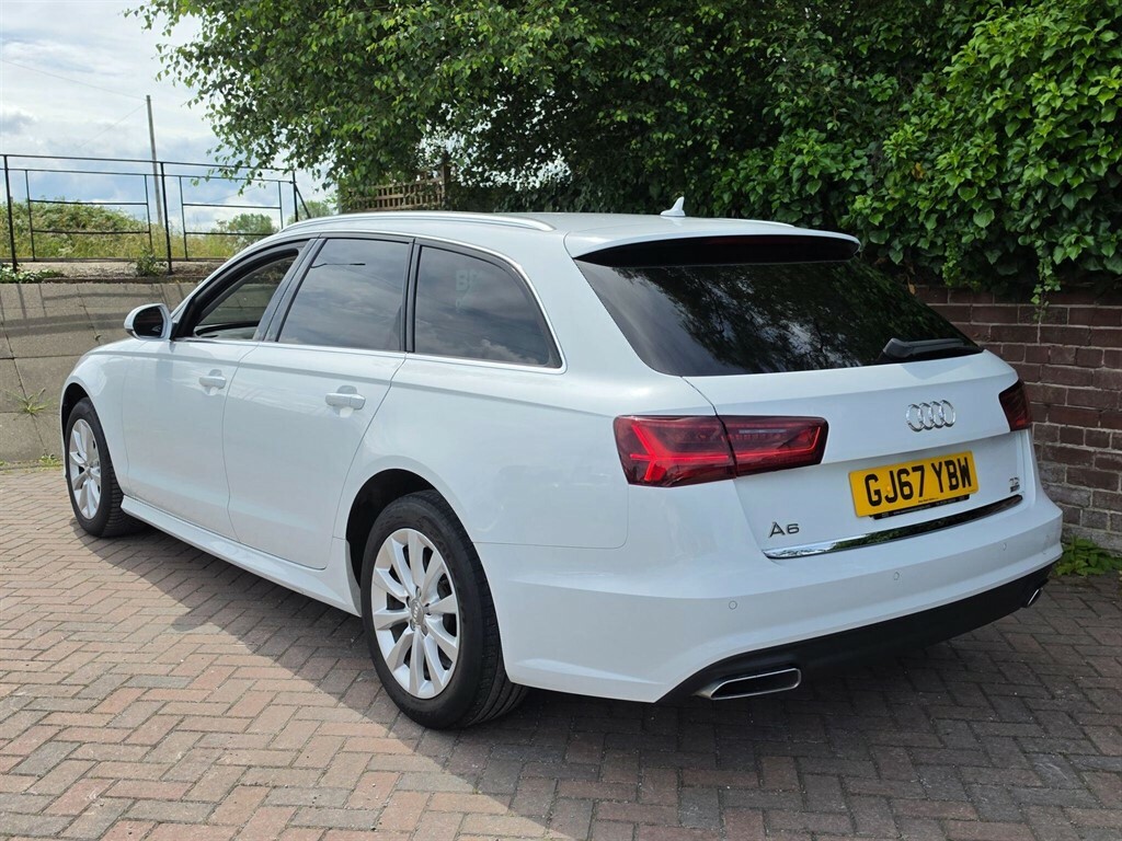Audi A6 Avant Estate White #5