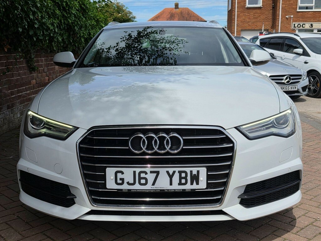 Audi A6 Avant Estate White #2