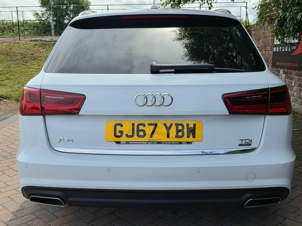 Audi A6 Avant Estate White #6