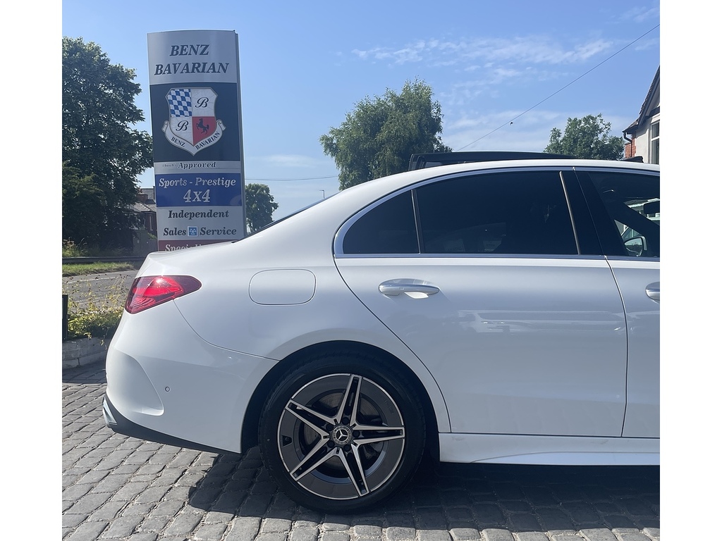 Mercedes-Benz C Class 2.0 C300e 25.4Kwh Amg Line Premium Plus Saloon 4 White #4