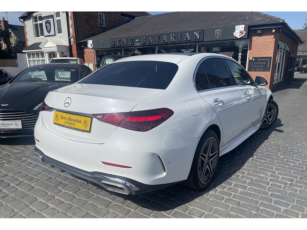 Mercedes-Benz C Class 2.0 C300e 25.4Kwh Amg Line Premium Plus Saloon 4 White #5