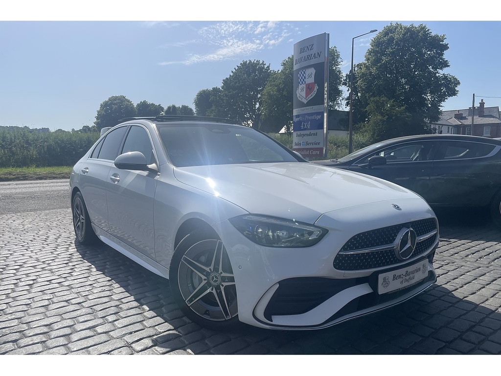 Mercedes-Benz C Class 2.0 C300e 25.4Kwh Amg Line Premium Plus Saloon 4 White