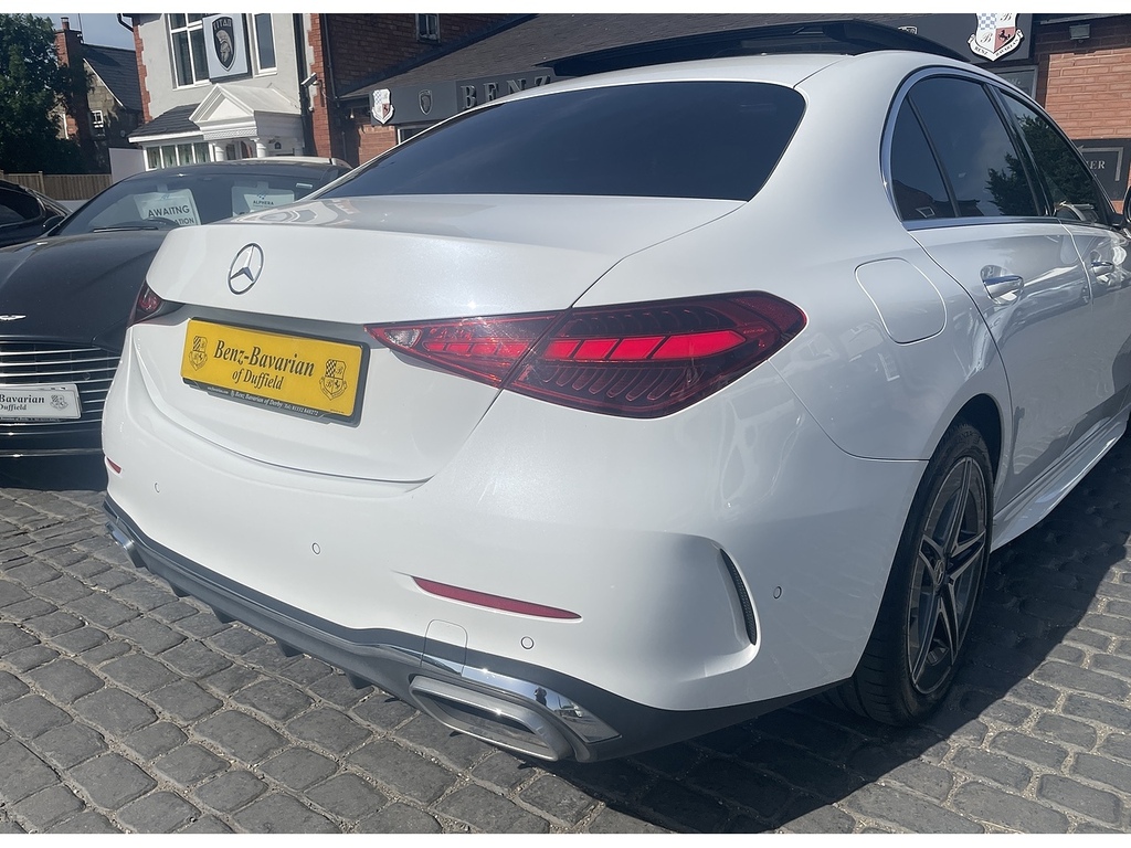 Mercedes-Benz C Class 2.0 C300e 25.4Kwh Amg Line Premium Plus Saloon 4 White #6