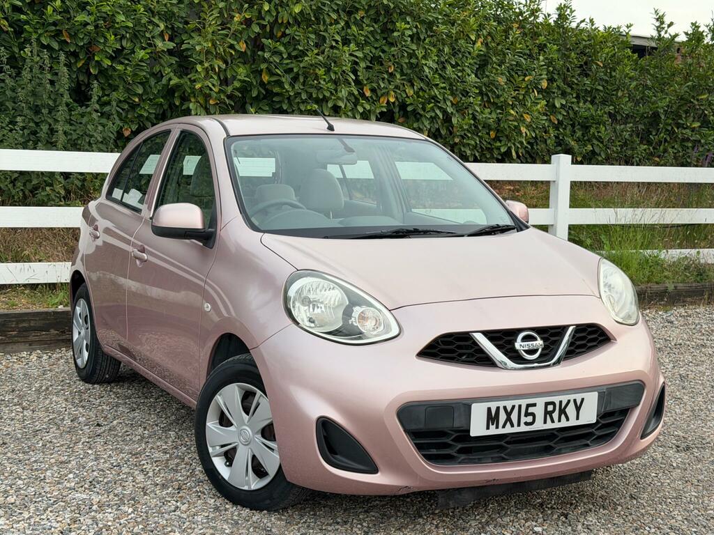 Nissan Micra Acenta Pink