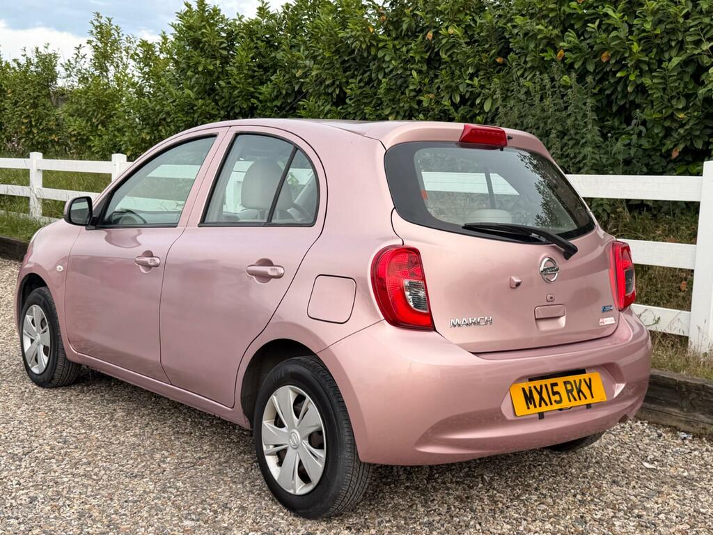 Nissan Micra Acenta Pink #3