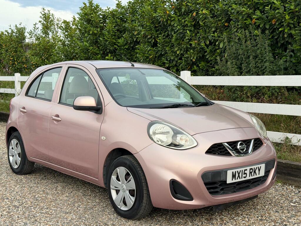 Nissan Micra Acenta Pink #4