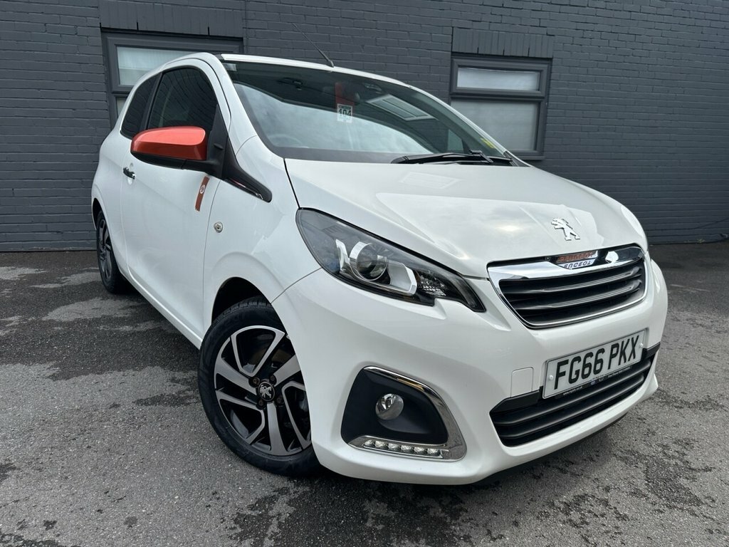 Peugeot 108 1.2L Roland Garros FG66PKX White #2