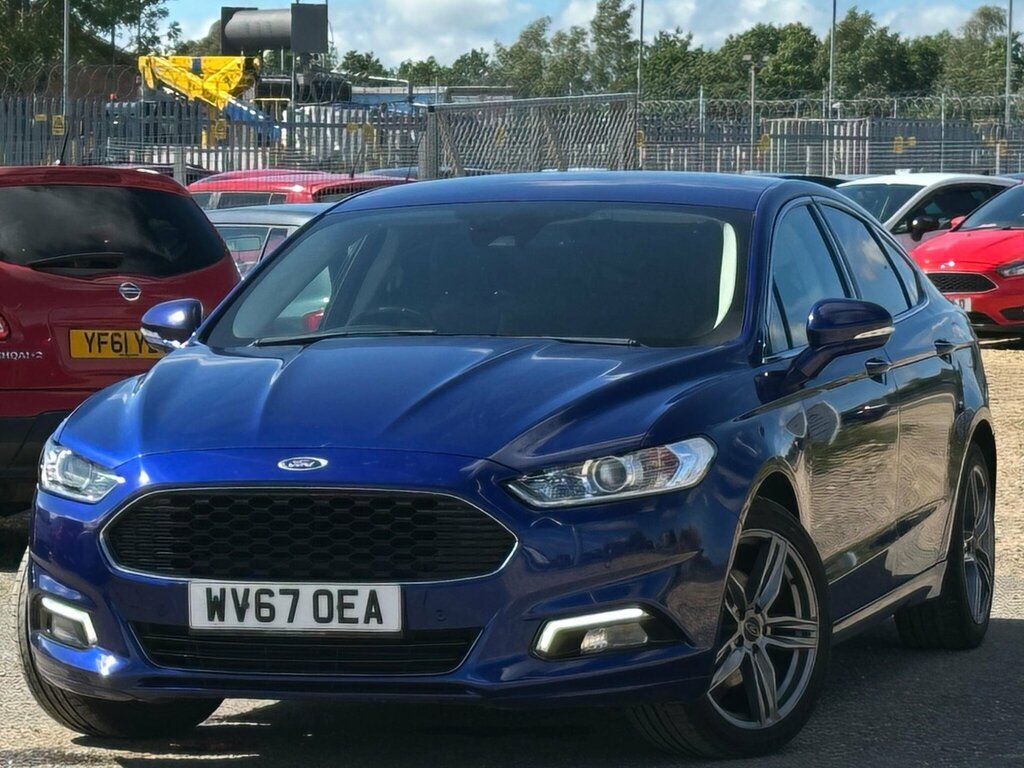 Ford Mondeo 2.0 Tdci Titanium Hatchback Euro WV67OEA Blue #2