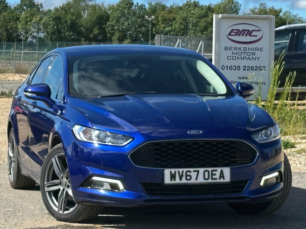 Ford Mondeo 2.0 Tdci Titanium Hatchback Euro WV67OEA Blue #3