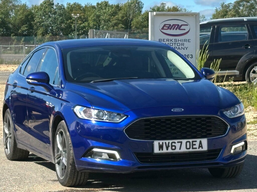 Ford Mondeo 2.0 Tdci Titanium Hatchback Euro WV67OEA Blue #5
