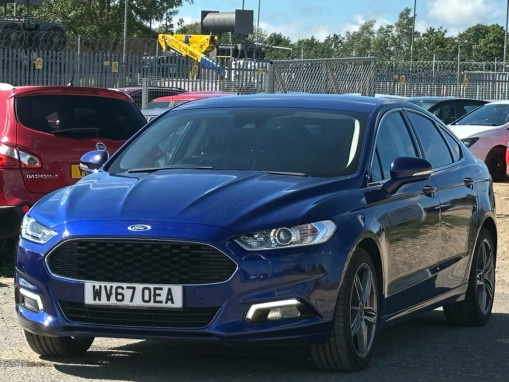 Ford Mondeo 2.0 Tdci Titanium Hatchback Euro WV67OEA Blue #6